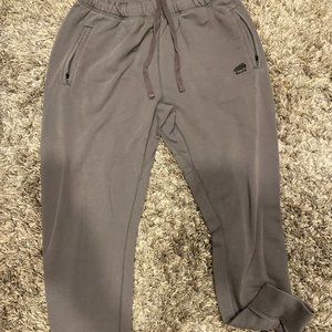 Roots Canada jogger pants, grey, medium